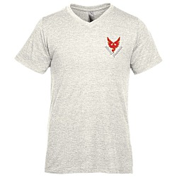 Platinum Tri-Blend V-Neck T-Shirt - Men's - Embroidered