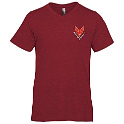 Platinum Tri-Blend V-Neck T-Shirt - Men's - Embroidered