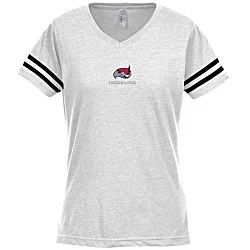 LAT Fine Jersey Football T-Shirt - Ladies' - Embroidered