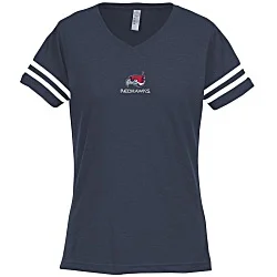 LAT Fine Jersey Football T-Shirt - Ladies' - Embroidered