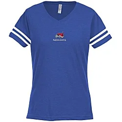 LAT Fine Jersey Football T-Shirt - Ladies' - Embroidered