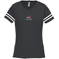 LAT Fine Jersey Football T-Shirt - Ladies' - Embroidered