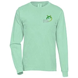 Comfort Colors Garment-Dyed 6.1 oz. LS T-Shirt - Embroidered