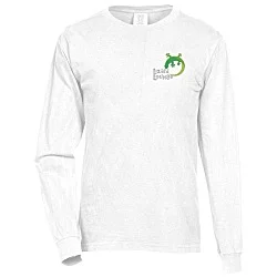 Comfort Colors Garment-Dyed 6.1 oz. LS T-Shirt - Embroidered