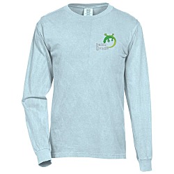 Comfort Colors Garment-Dyed 6.1 oz. LS T-Shirt - Embroidered