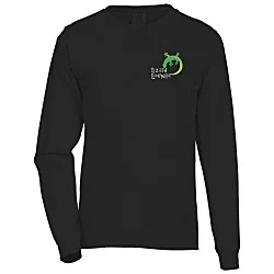 Comfort Colors Garment-Dyed 6.1 oz. LS T-Shirt - Embroidered