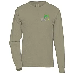 Comfort Colors Garment-Dyed 6.1 oz. LS T-Shirt - Embroidered