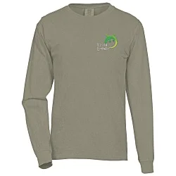 Comfort Colors Garment-Dyed 6.1 oz. LS T-Shirt - Embroidered