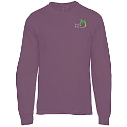 Comfort Colors Garment-Dyed 6.1 oz. LS Pocket T-Shirt - Embroidered