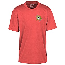 Zone Performance Tee - Youth - Heathers - Embroidered