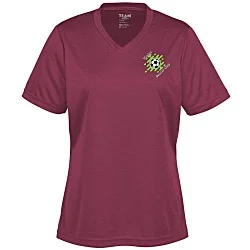 Zone Performance Tee - Ladies' - Heathers - Embroidered