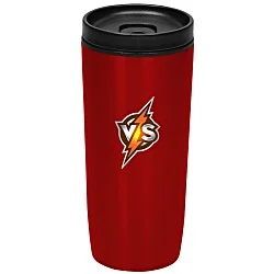 Custom Accent Stainless Travel Mug - 16 oz. - Colors - Full Color