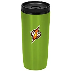 Custom Accent Stainless Travel Mug - 16 oz. - Colors - Full Color