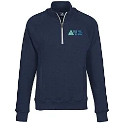 J. America Tri-Blend 1/4-Zip Pullover