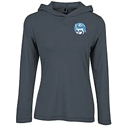 Primease Tri-Blend Hooded Tee - Ladies' - Embroidered