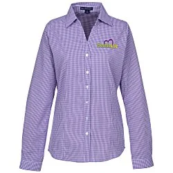 Gingham Check Wrinkle Resistant Shirt - Ladies'