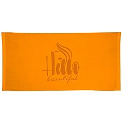 King Size Velour Beach Towel - Colors