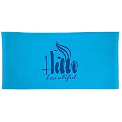King Size Velour Beach Towel - Colors