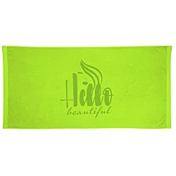 King Size Velour Beach Towel - Colors