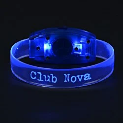 LED Glowing Bracelet - Laser Engraved