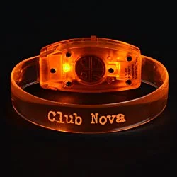 LED Glowing Bracelet - Laser Engraved