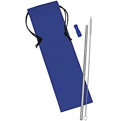 Stainless Steel Straw Set - Laser Engraved