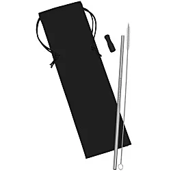 Stainless Steel Straw Set - Laser Engraved