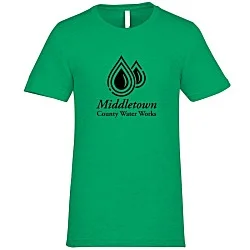Bella+Canvas Crewneck T-Shirt - Men's - Heathers - Screen
