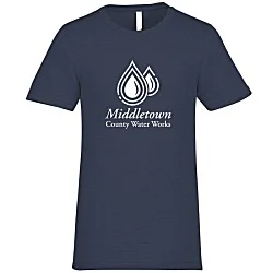 Bella+Canvas Crewneck T-Shirt - Men's - Heathers - Screen