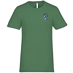 Bella+Canvas Crewneck T-Shirt - Men's - Heathers - Embroidered