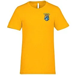 Bella+Canvas Crewneck T-Shirt - Men's - Heathers - Embroidered