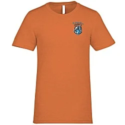 Bella+Canvas Crewneck T-Shirt - Men's - Heathers - Embroidered