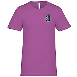 Bella+Canvas Crewneck T-Shirt - Men's - Heathers - Embroidered