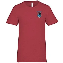 Bella+Canvas Crewneck T-Shirt - Men's - Heathers - Embroidered