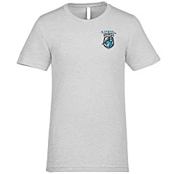 Bella+Canvas Crewneck T-Shirt - Men's - Heathers - Embroidered