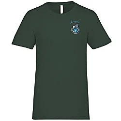 Bella+Canvas Crewneck T-Shirt - Men's - Heathers - Embroidered