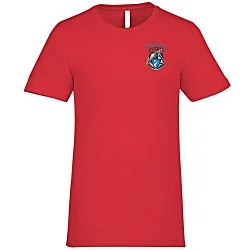 Bella+Canvas Crewneck T-Shirt - Men's - Heathers - Embroidered