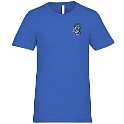 Bella+Canvas Crewneck T-Shirt - Men's - Heathers - Embroidered