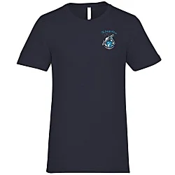 Bella+Canvas Crewneck T-Shirt - Men's - Heathers - Embroidered
