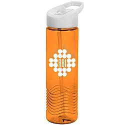 Twist Water Bottle with Flip Straw Lid - 24 oz.