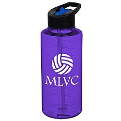 Mountain Bottle with Two-Tone Flip Straw Lid - 36 oz