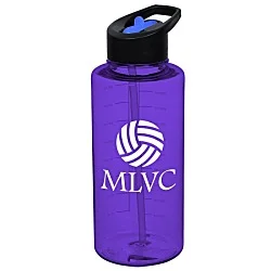 Mountain Bottle with Two-Tone Flip Straw Lid - 36 oz.