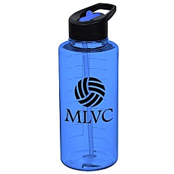 Mountain Bottle with Two-Tone Flip Straw Lid - 36 oz.