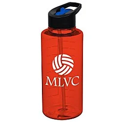 Mountain Bottle with Two-Tone Flip Straw Lid - 36 oz