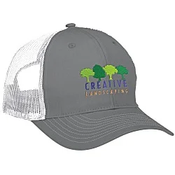 Colorblocked Twill Meshback Cap - 24 hr