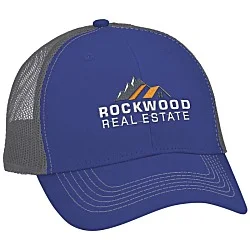 Colorblocked Twill Meshback Cap - 24 hr