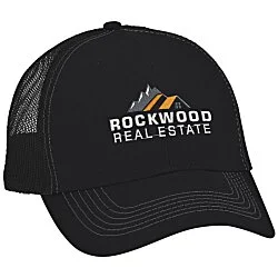 Colorblocked Twill Meshback Cap - 24 hr