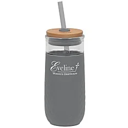 Ello Devon Glass Tumbler with Straw - 18 oz.