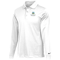 Nike Performance Long Sleeve Stretch Polo - Men's - 24 hr