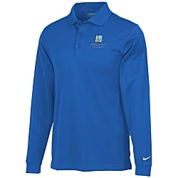 Nike Performance Long Sleeve Stretch Polo - Men's - 24 hr